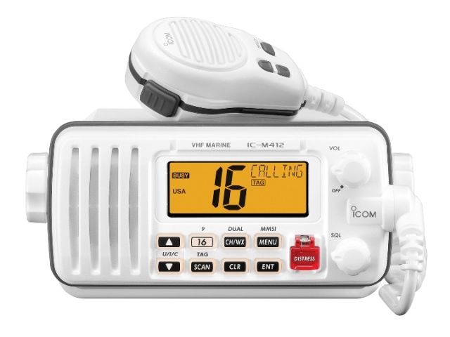 Rádio VHF Marítimo Icom IC-M412 - Branco